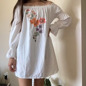 Boho off-the-shoulder Dress